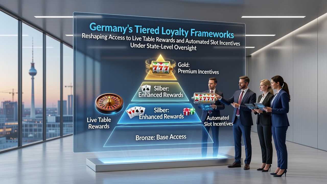 Darstellung gestaffelter Treueprogramme in regulierten deutschen Casinos mit Fokus auf Live-Tische und Slots