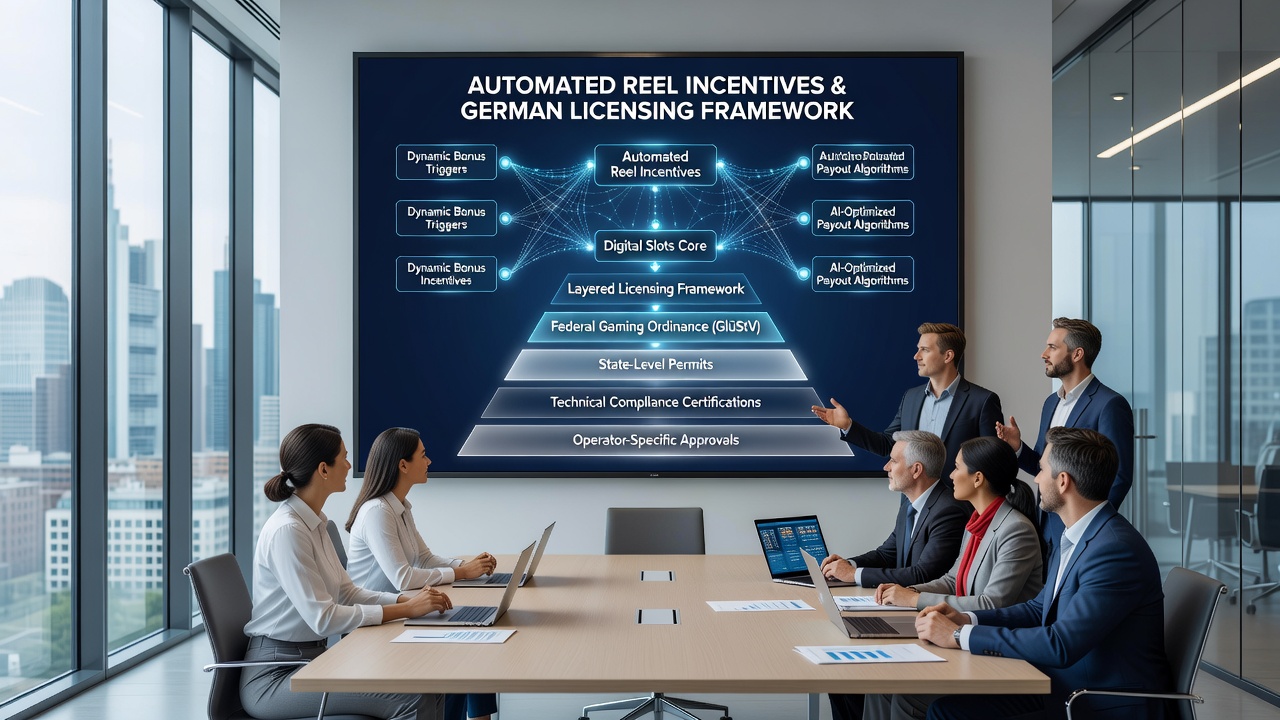 Illustration der Integration automatisierter Slot-Boni in lizenzierten deutschen Plattformen